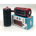 WSTER WS1859 Support USB TF CARD FM RADIO With Torch With Solar Fm Receiver Outdoor Music System Speakers Manufacturer